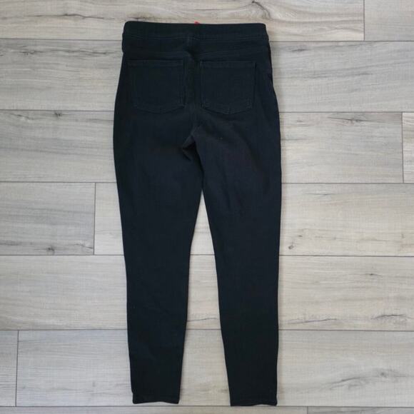 Spanx Ankle Black Ponte Midrise Skinny Leg Jeggings Women Sz M 20018R - Picture 3 of 13
